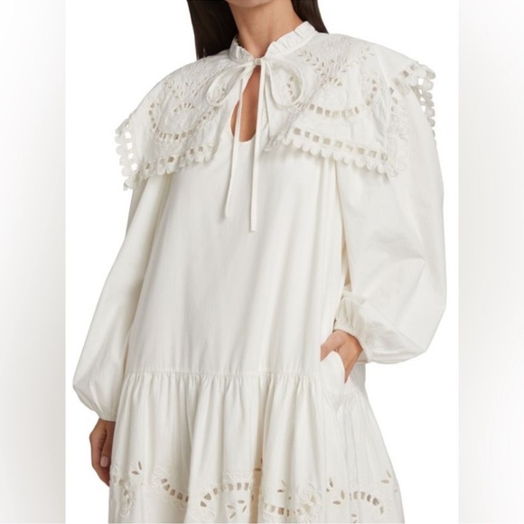 Sea New York White Ruffled Tiered Sundress - Picture 5 of 16